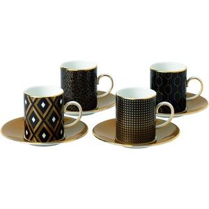 Wedgwood Gio Gold Espresso Cup and Saucer set!